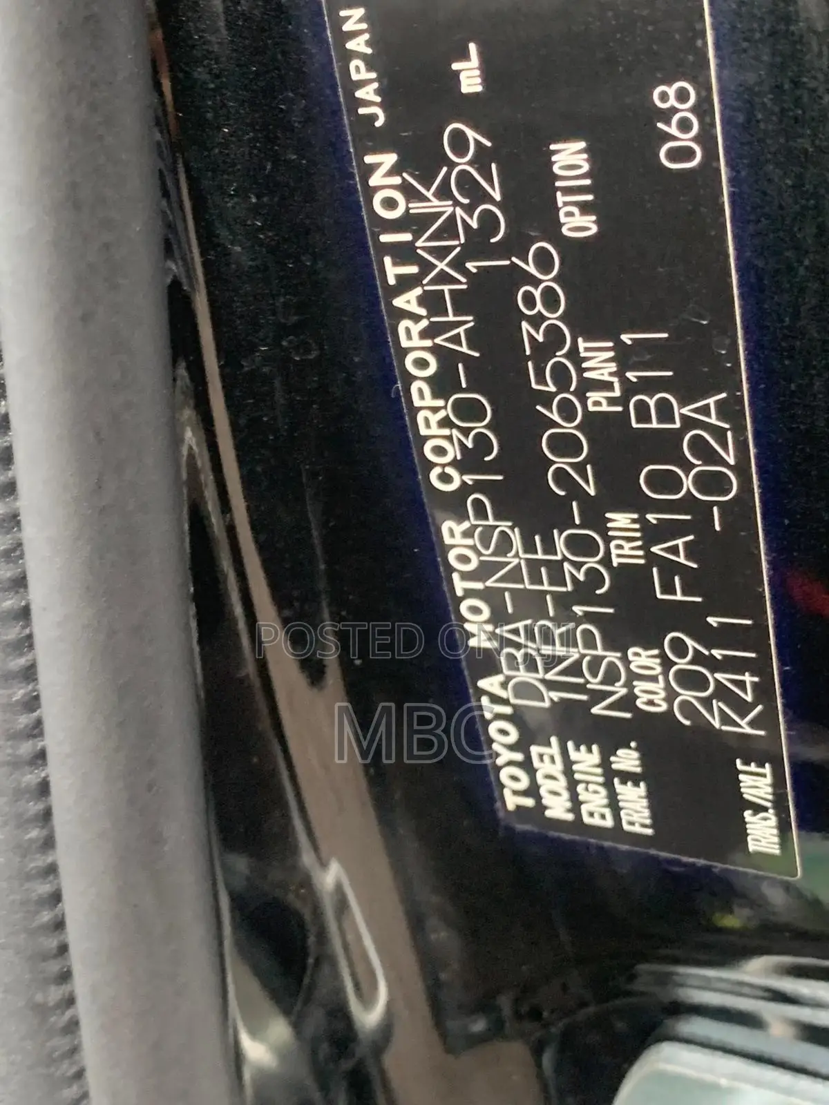 Toyota Vitz 2013 Black