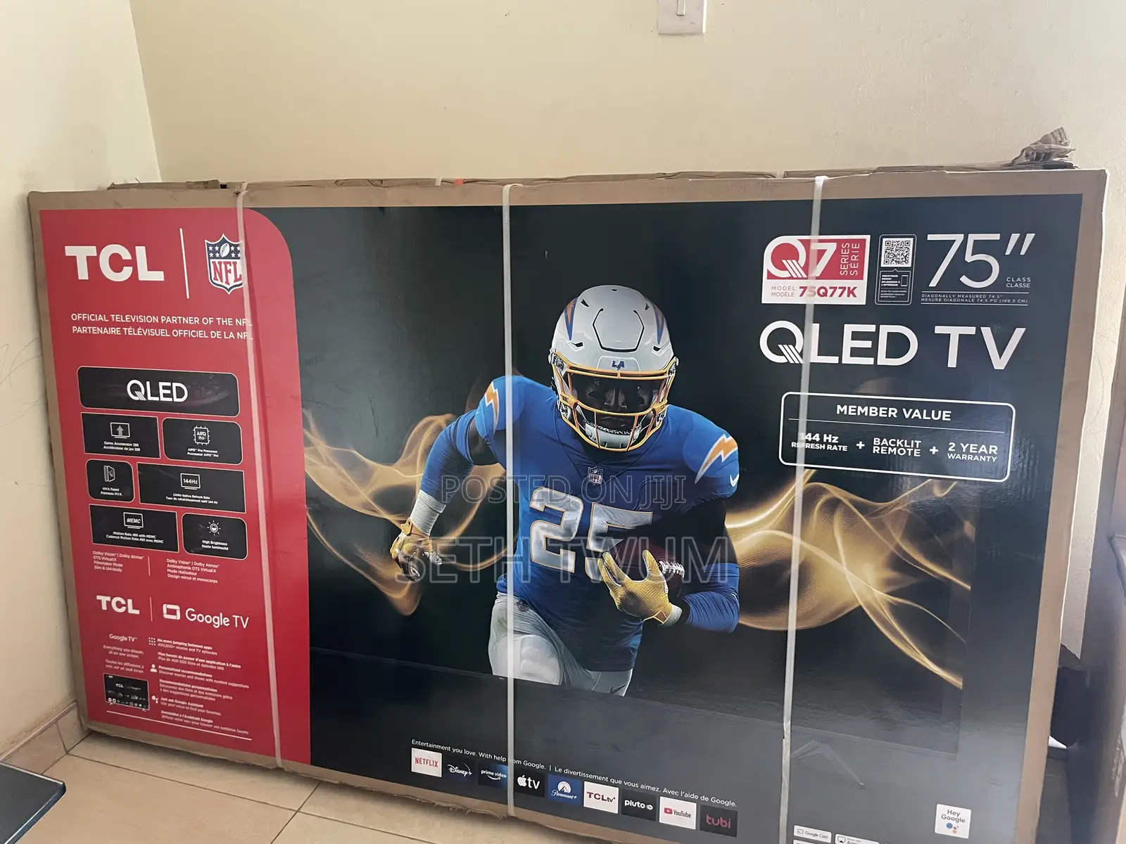 TCL 75 Class-Q77k Series- Uhd Qled Smart TV