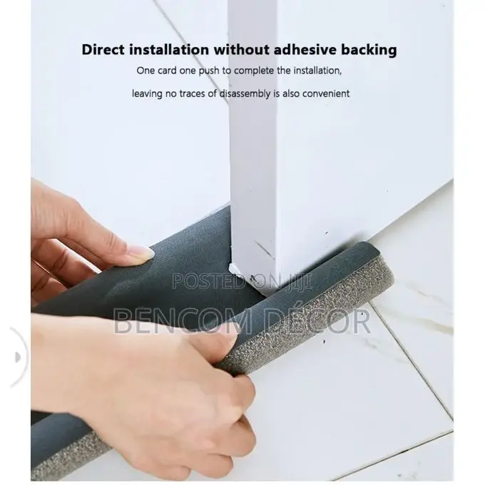 Household Door Seal Bottom Seal Strip - Black Color