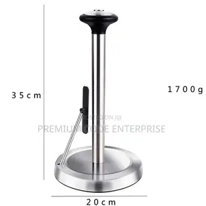 Jumbo Tissue Holder With Phone Shelf Stainless Steel