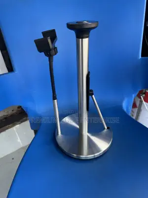 Jumbo Tissue Holder With Phone Shelf Stainless Steel