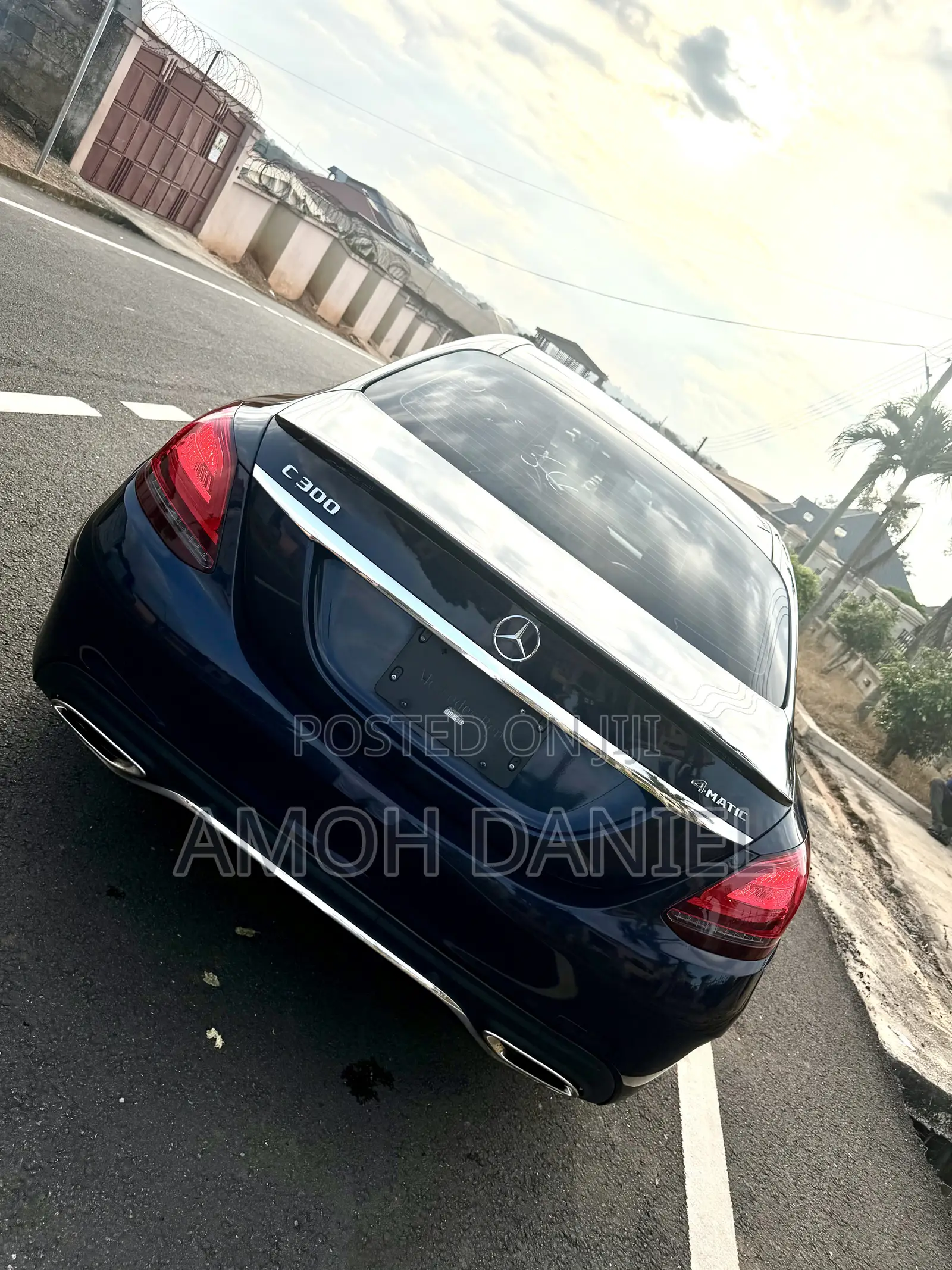 Mercedes-Benz C300 Base C300 AWD 4MATIC Sedan 2019 Matt Black