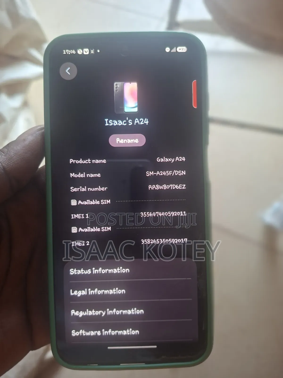 Samsung Galaxy A24 128 GB Black
