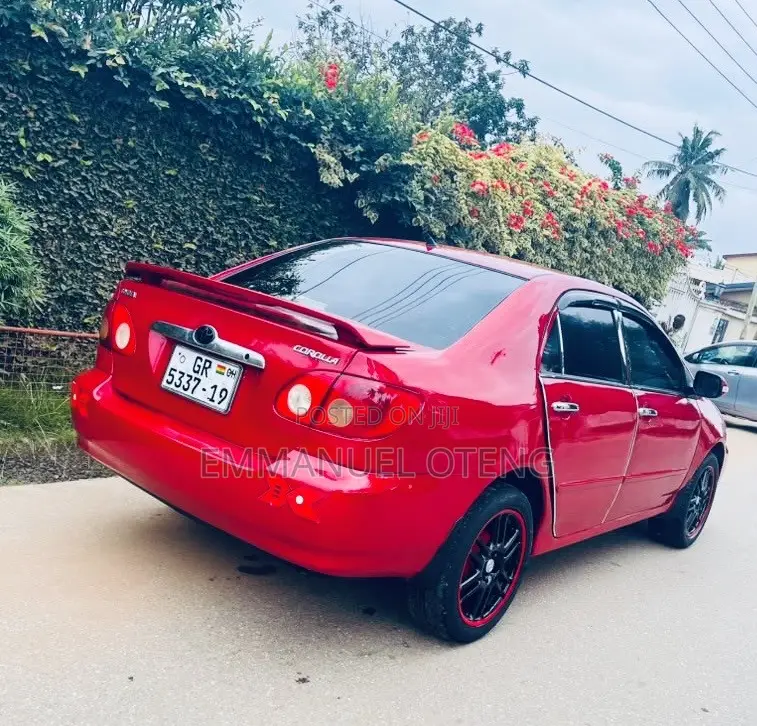 Toyota Corolla 2008 Red