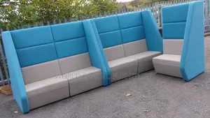 Modern High-Back Modular Booth Sofa