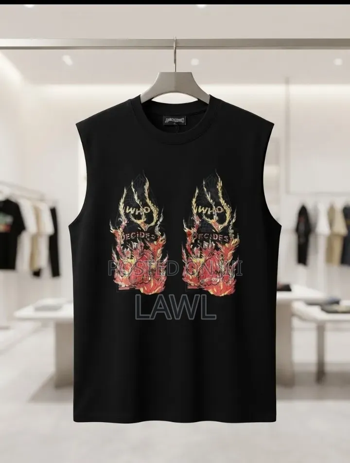 Sleeveless Tops for Males