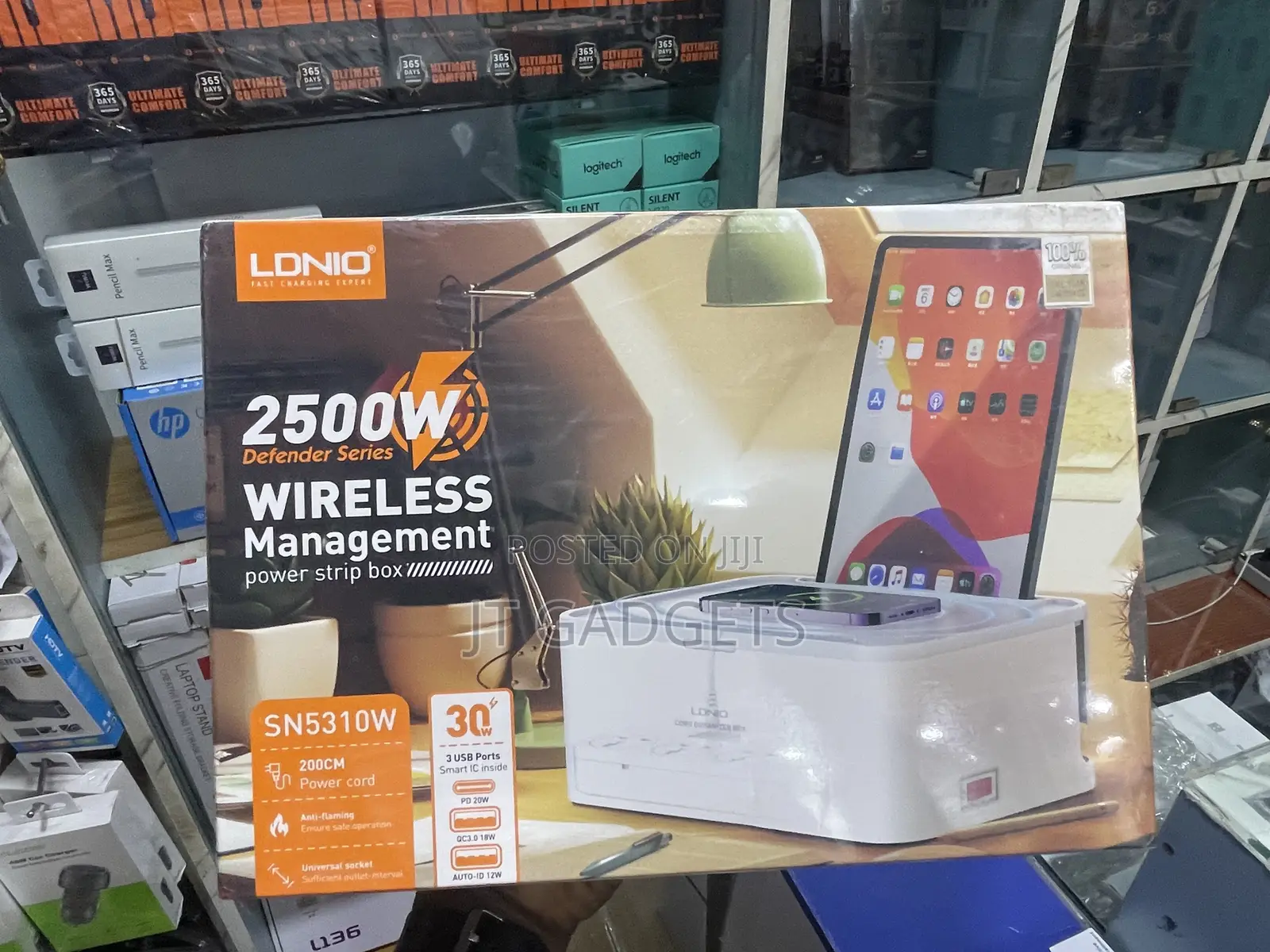LDNIO 2500W Defender Series Wireless Management Power Strip (SN5310W)