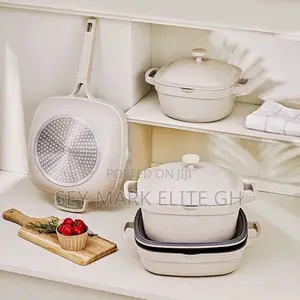 10pcs Quality Ceramic Cookware With Wooden Steamer