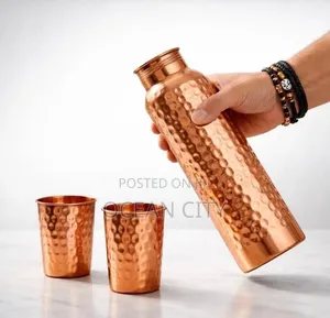 Authentic Copper Cups and Flasks.
