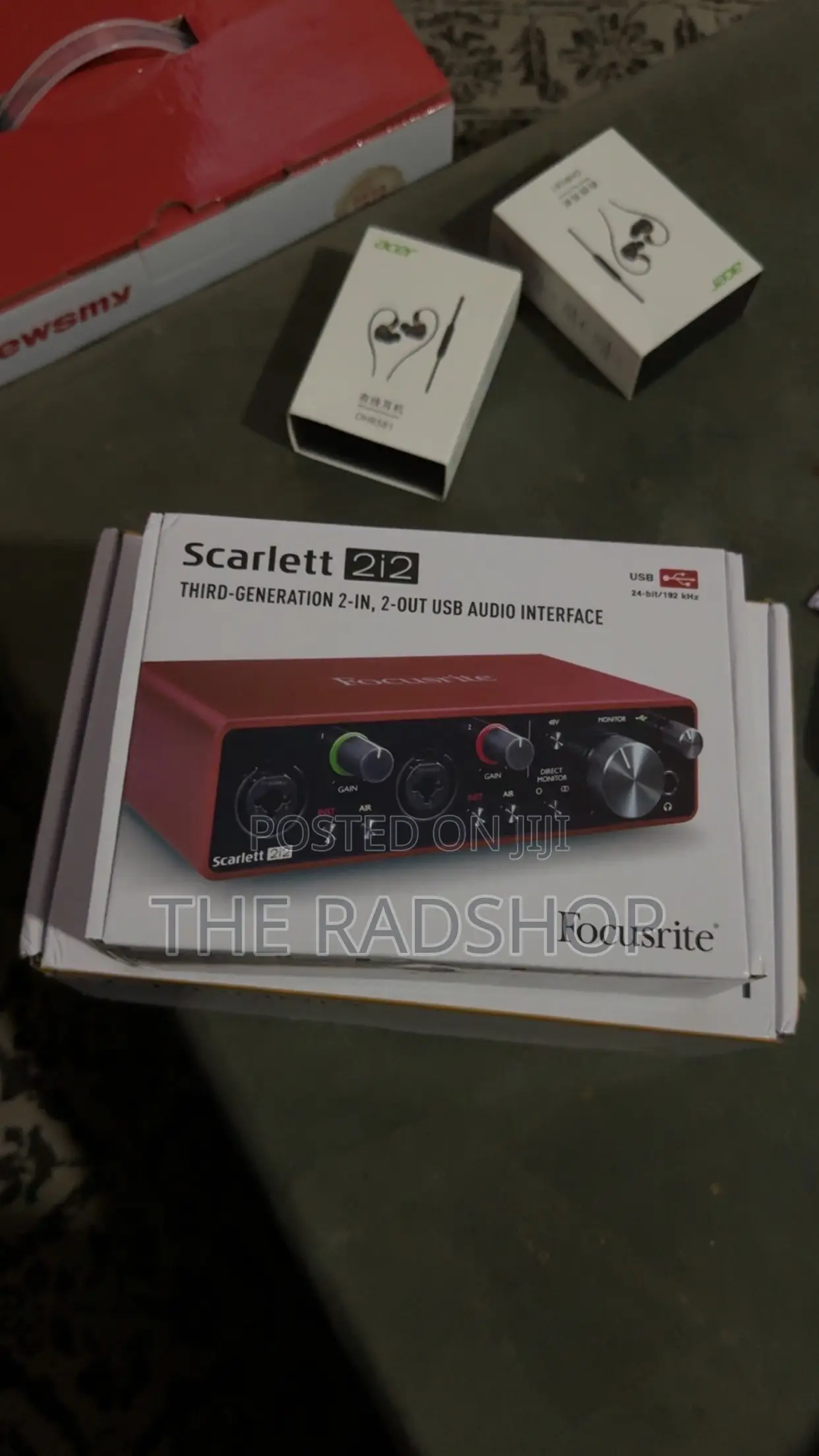Scarlett 2i2 THIRD-GENERATION USB AUDIO INTERFACE/soundcard
