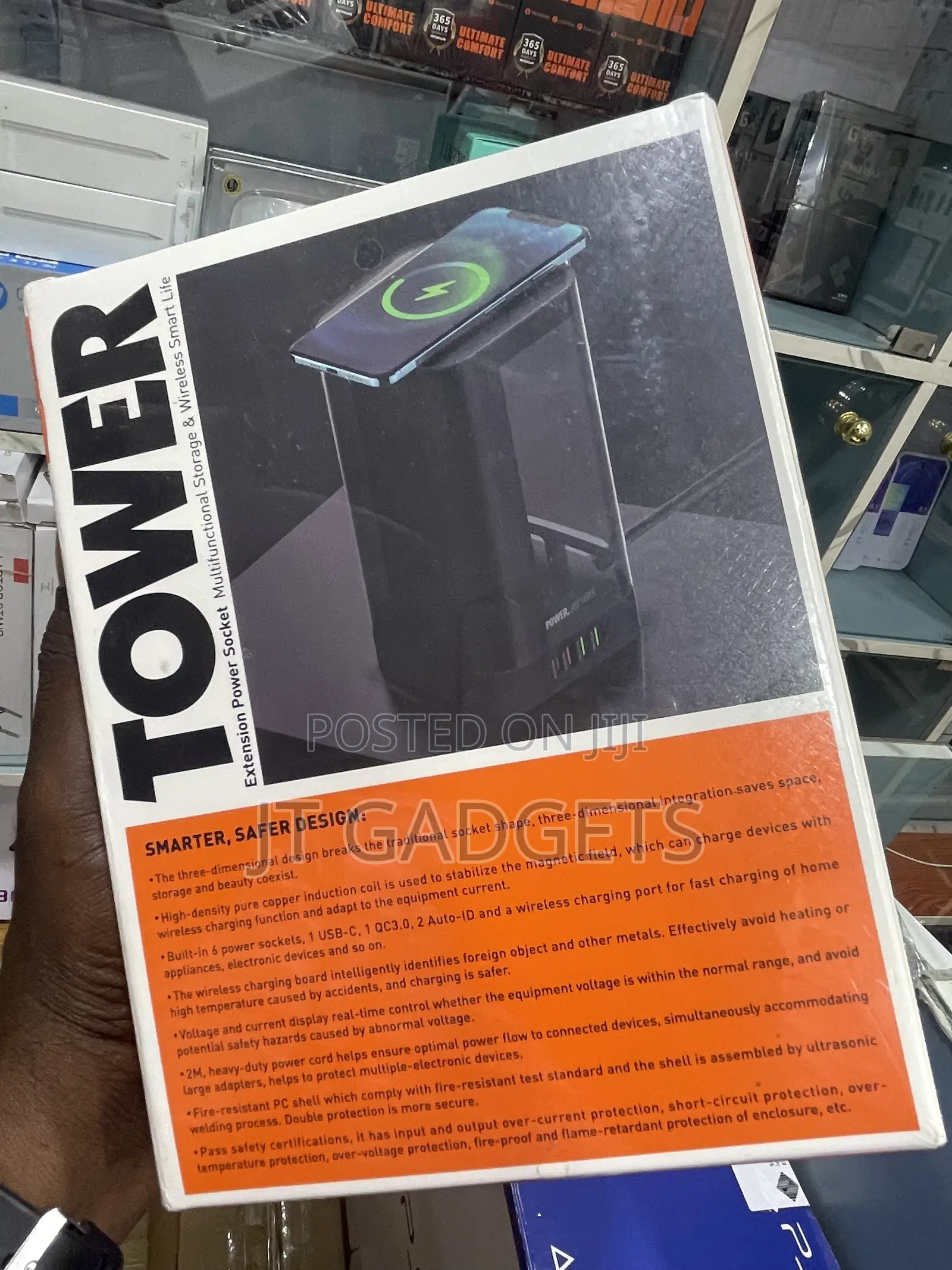 LDNIO Tower Extension Power Socket (2500W, SKW6457)