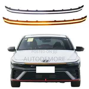 Front Grille Center Daytime Running Lights for Hyundai Elantra 2023-25