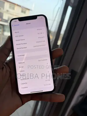 Apple iPhone X 64 GB Black