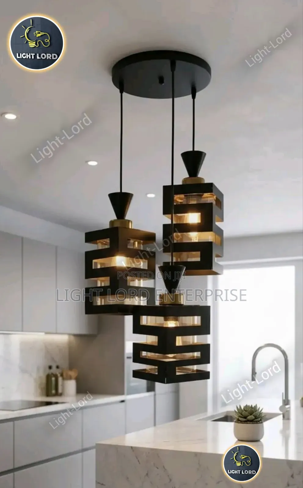 / X8 Zebra Cove 3in1 Pendant Light