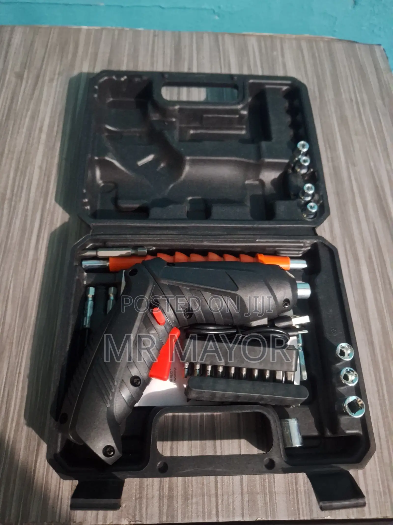 47-Piece Rechargeable Electric Screwdriver 3.7V Cordless Lithium Tool