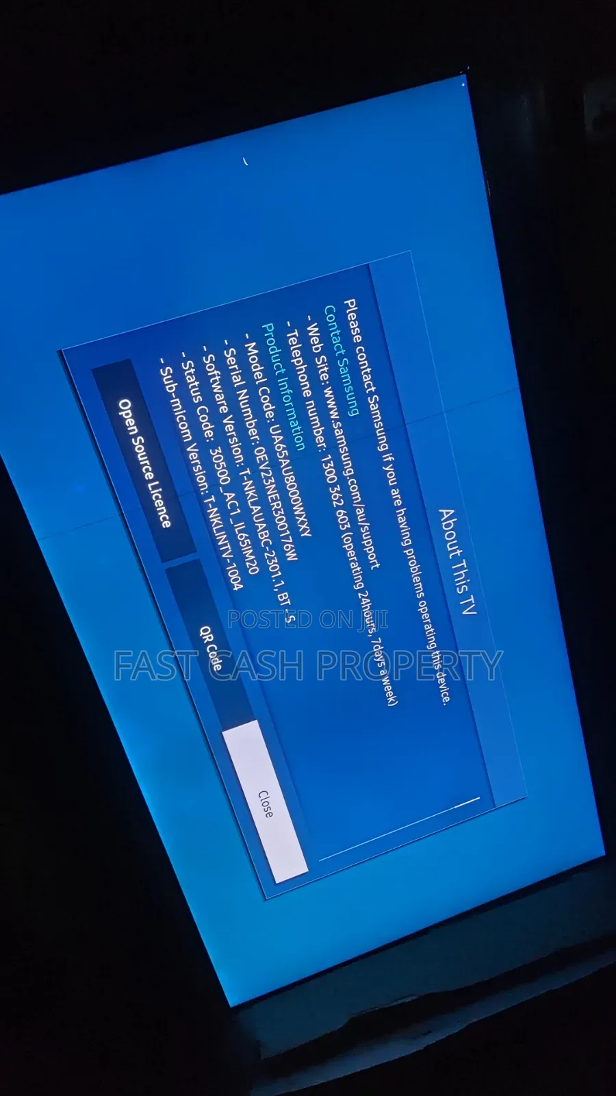 Samsung 65 Inches TV