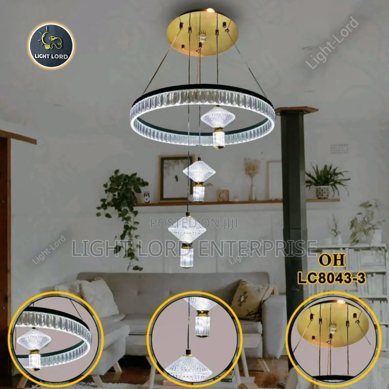Morshroom Ice Led Pendant Light