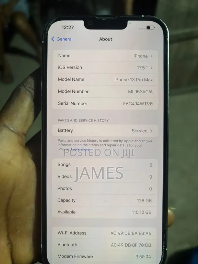 Apple iPhone 13 Pro Max 128 GB Gray