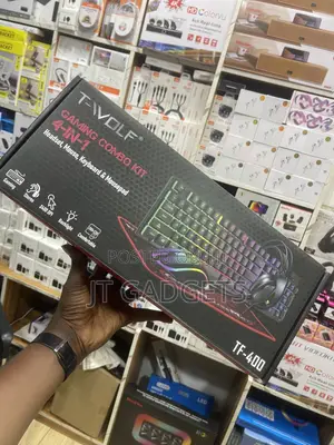 T-Wolf TF-400 Gaming Combo Kit (4-in-1) Gear Up for Serious Gaming!