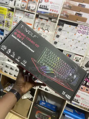 T-Wolf TF-400 Gaming Combo Kit (4-in-1) Gear Up for Serious Gaming!