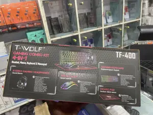 T-Wolf TF-400 Gaming Combo Kit (4-in-1) Gear Up for Serious Gaming!