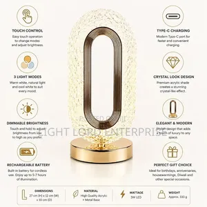 Glow Ur Space to Shine Table Lamp Chargeable