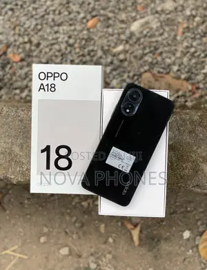 New Oppo A18 64 GB Black