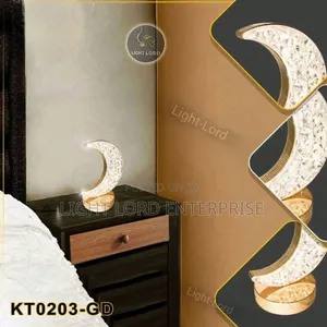 Half Side Moon Chargeable Dest Lamp