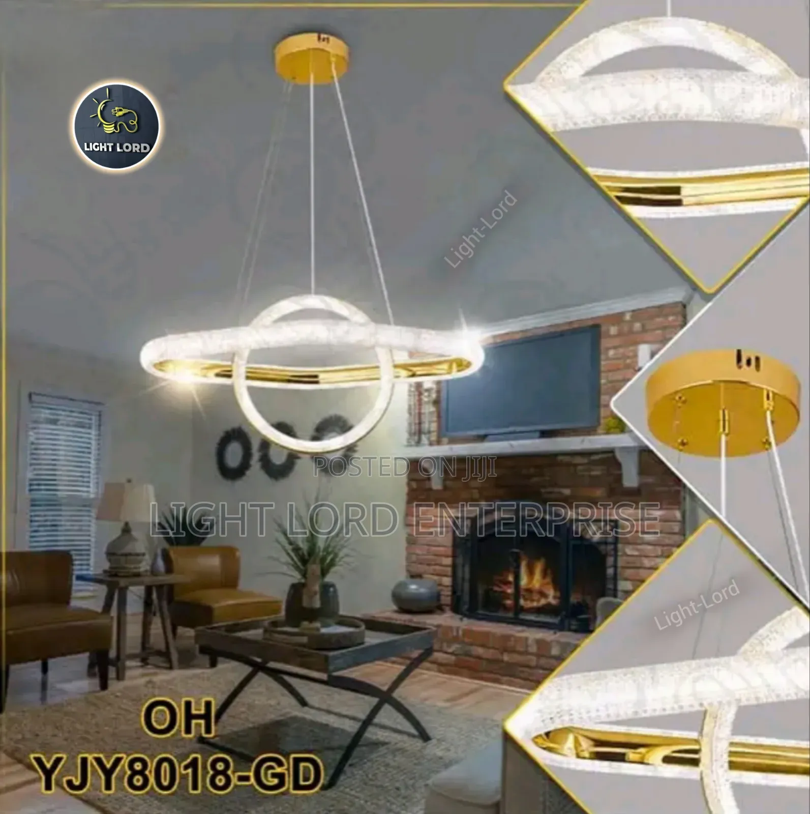 YjJQ8081 Led 2in1 Hanging Light