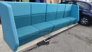 Modern Turquoise Blue Modular Sofa for Sale