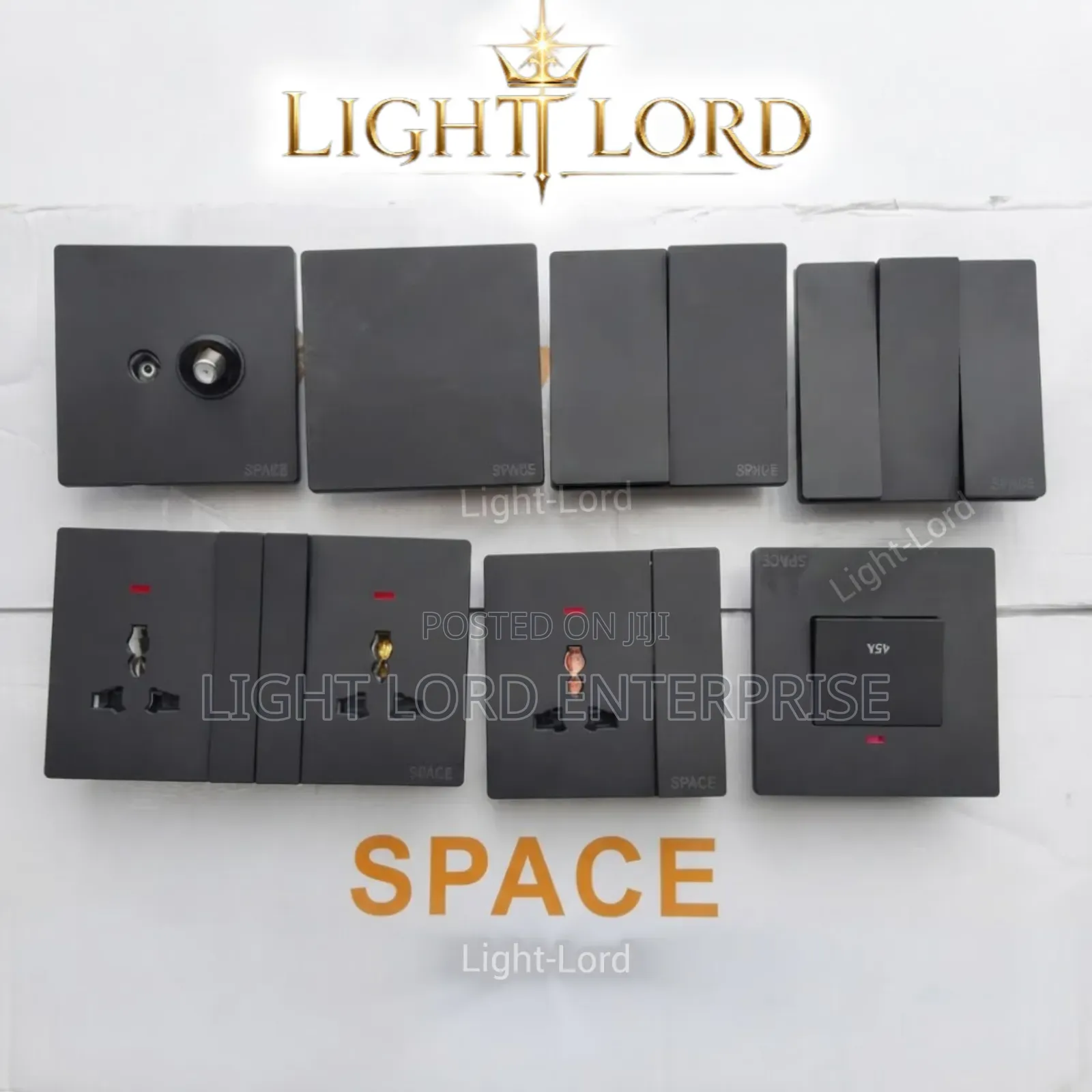 Space 1gang/2gang/3gang/4gang/Switches & Socket