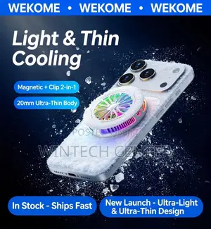 Magnetic Phone Cooler (Plus 1 Free Finger Sleeve)