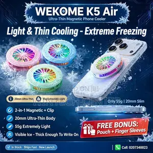 Magnetic Phone Cooler (Plus 1 Free Finger Sleeve)