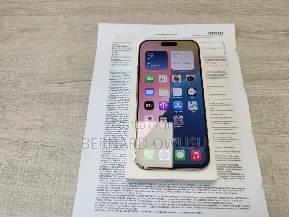 Apple iPhone 16 Pro Max 256 GB Gold