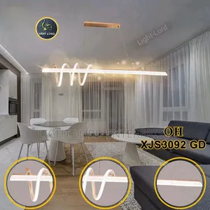 XJs3092-GD Eye Catching Twist Led Hanging Light