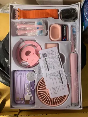Smart Watch With Electric Brush, Powerbank and Hand Fan