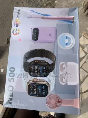 Smart Watch With Electric Brush, Powerbank and Hand Fan