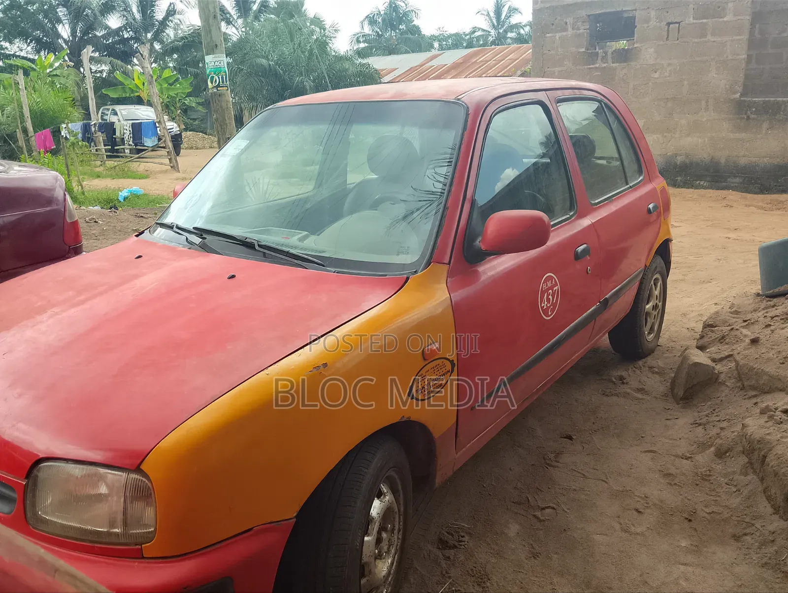 Nissan Micra 2007 Red
