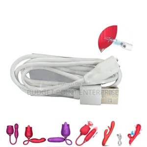 Vibrator USB Cable Magnetic Charger for Rose 2in1