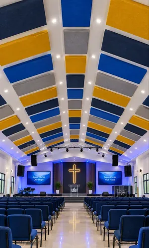 Rockwool Ceiling Acoustic Treatment Panel.