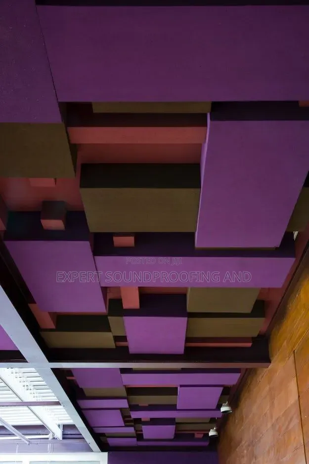 Rockwool Ceiling Acoustic Treatment Panel.