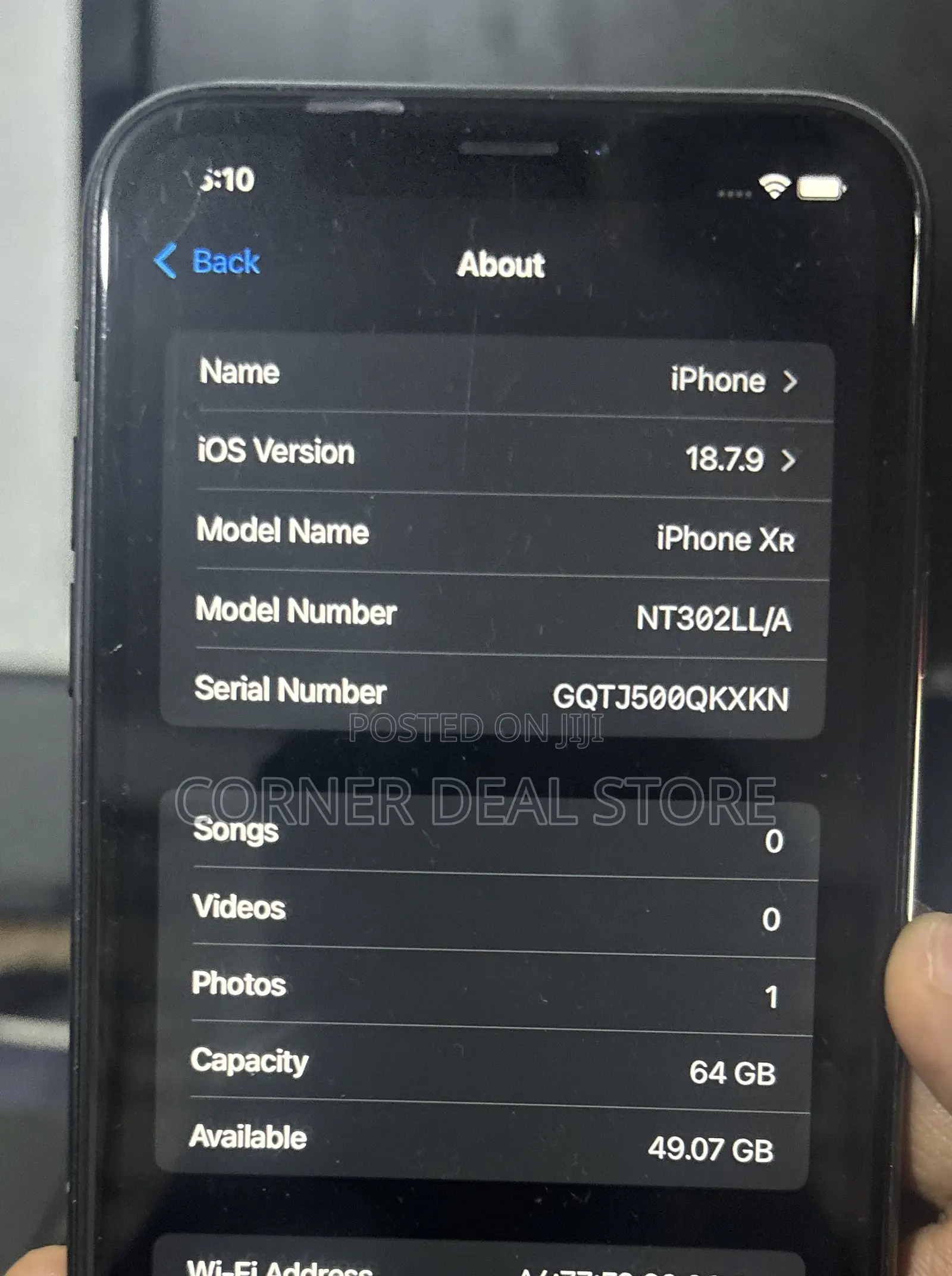 Apple iPhone XR 64 GB Black