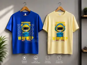 Trendy Green Cartoon Graphic T-Shirt for Men Women – Premium Casual