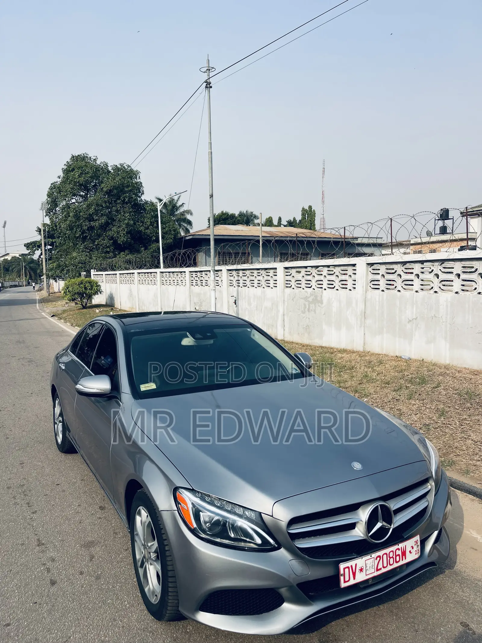 Mercedes-Benz C300 Luxury 4Matic Sedan AWD (2.0L 4cyl 7A) 2016 Gray