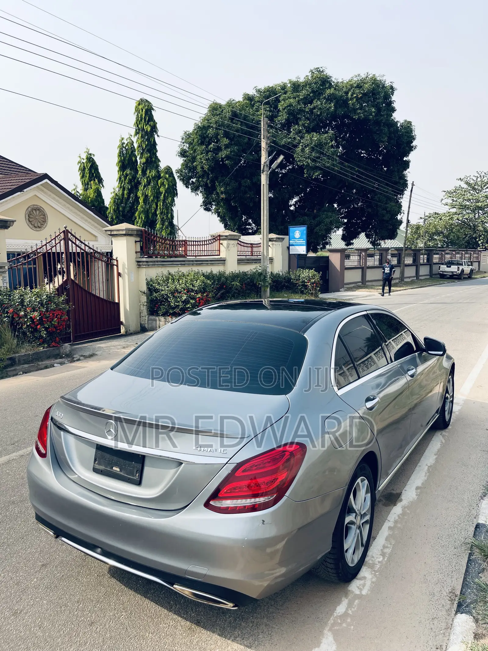 Mercedes-Benz C300 Luxury 4Matic Sedan AWD (2.0L 4cyl 7A) 2016 Gray