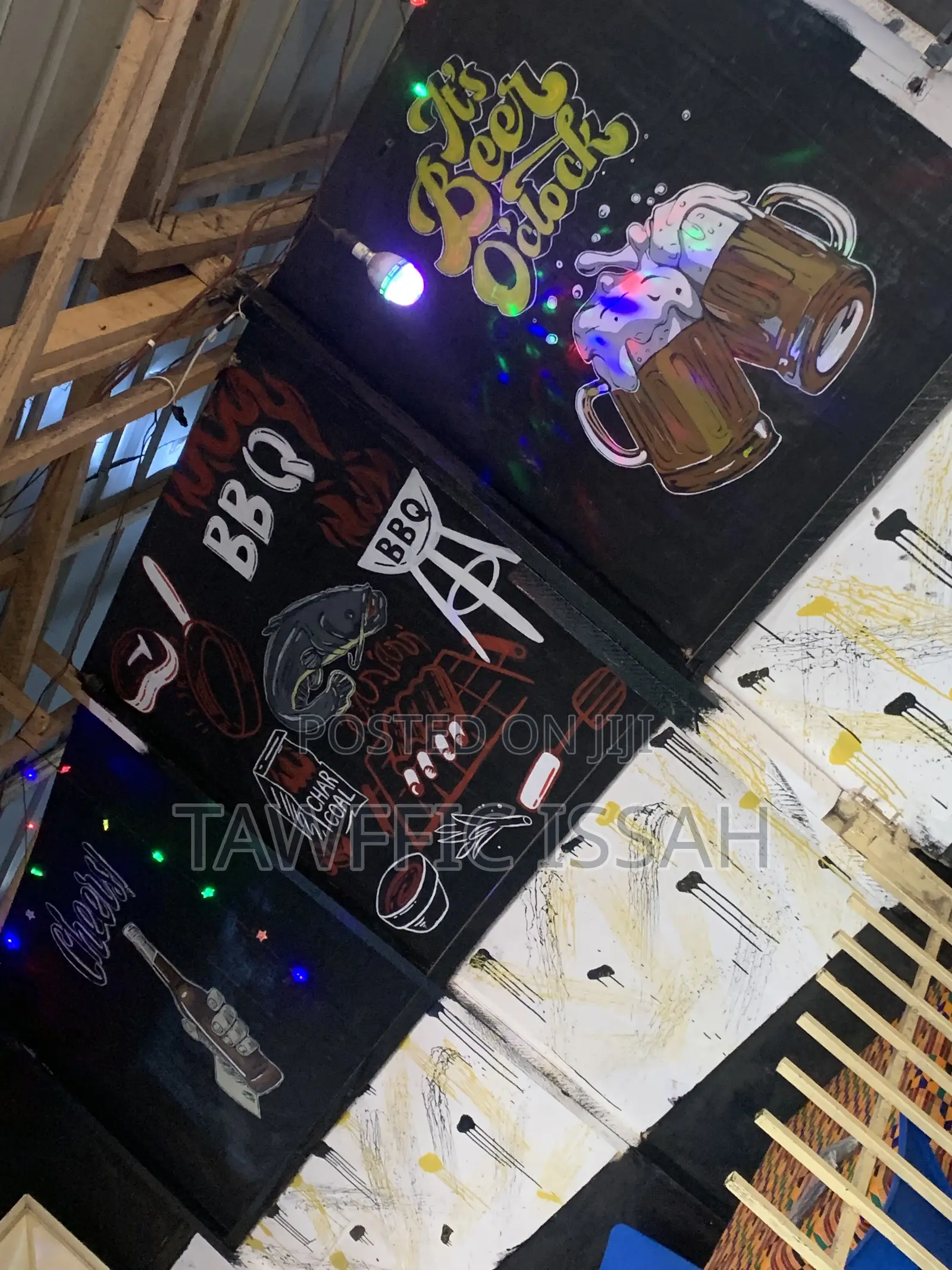 Pub Art, Club Painting, Spot Art