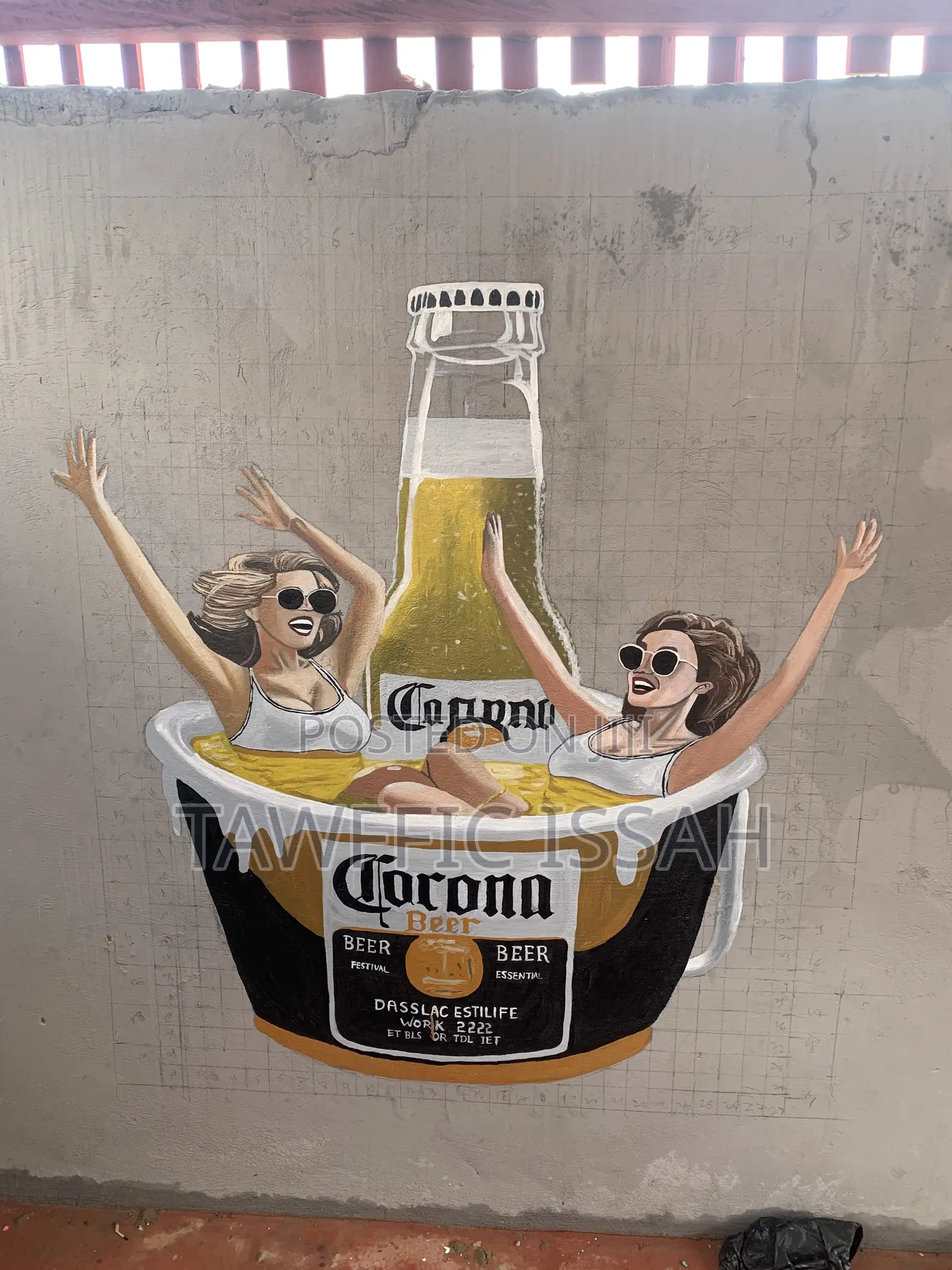 Pub Art, Club Painting, Spot Art