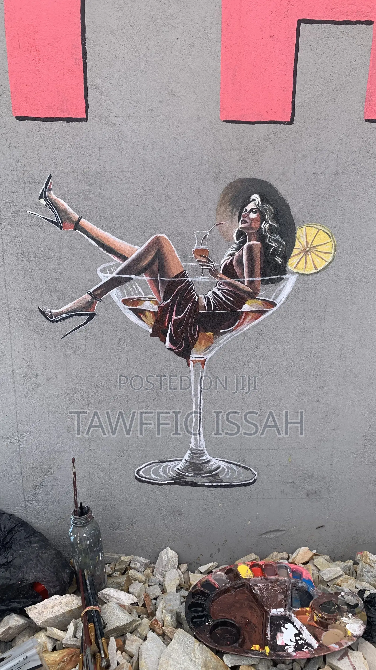 Pub Art, Club Painting, Spot Art