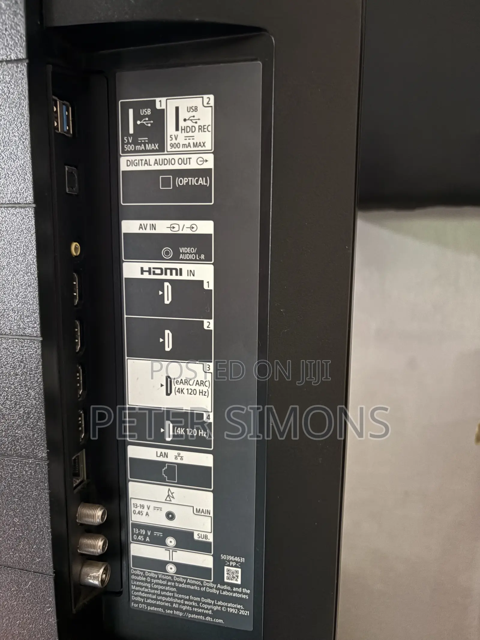 Sony Bravia Xr-50x90s 50" 120hz
