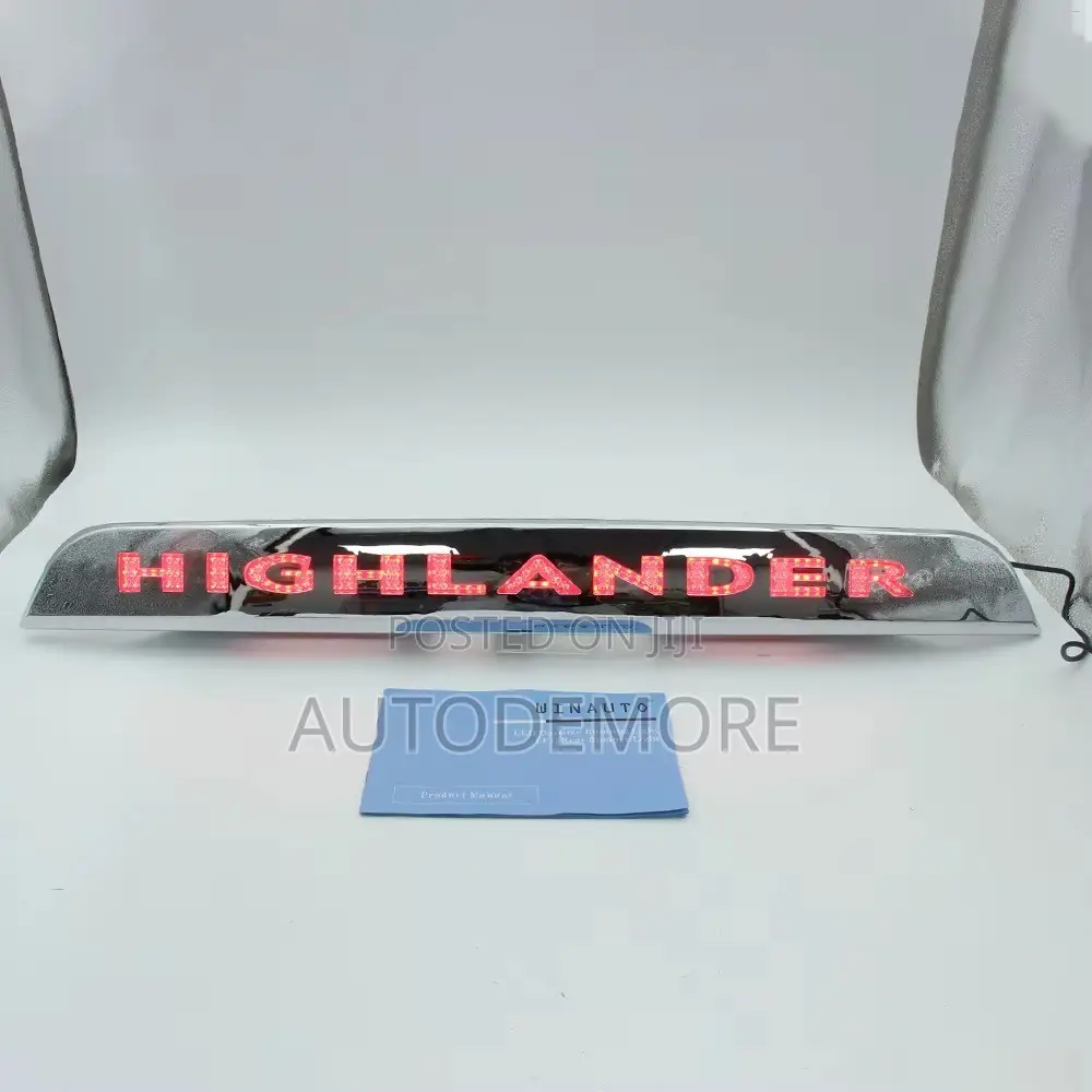 Toyota Highlander 2008-2013 Truck Tailgate Molding Led Type